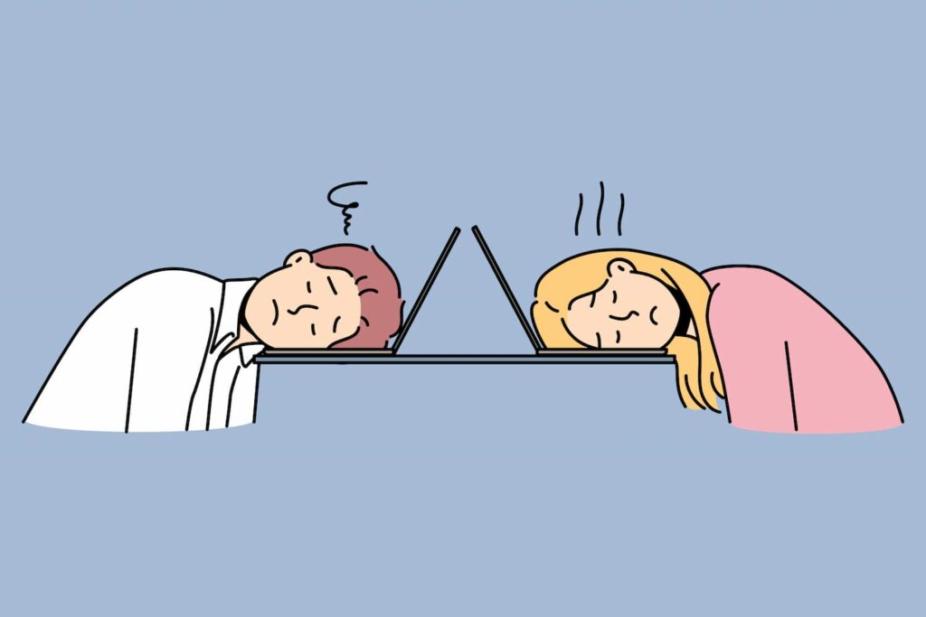 挫折した人