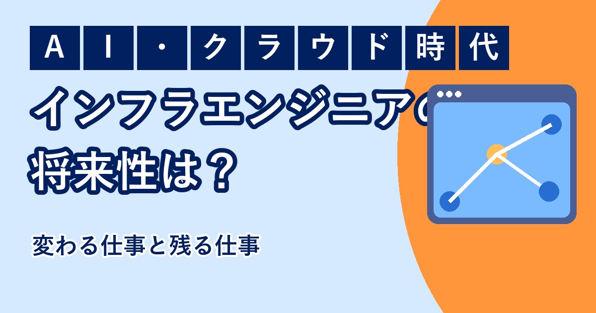 インフラエンジニアの将来性を解説する記事のアイキャッチ