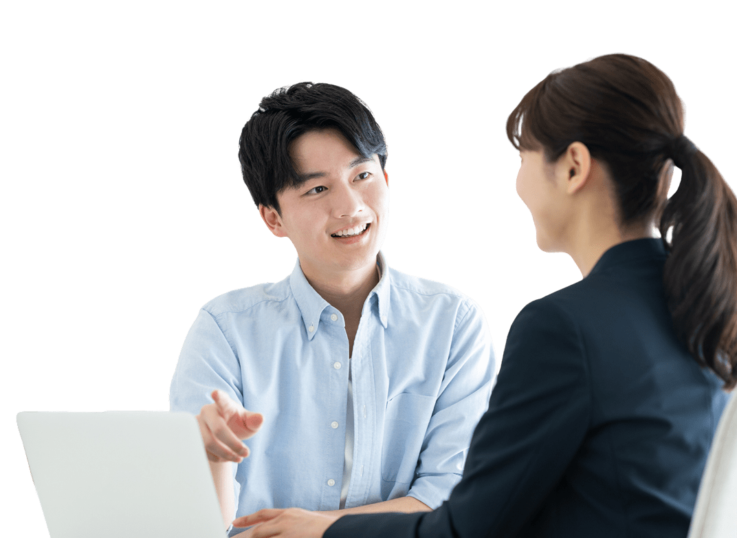 キャリア相談をする男女